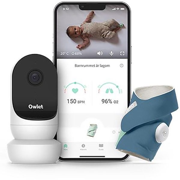 Owlet Duo Babyvakt med Cam 2|Bedtime Blue