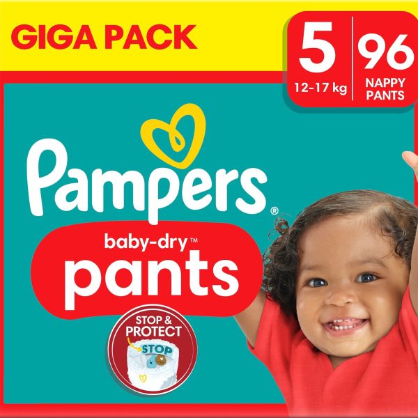 Pampers Baby Dry Pants Blöjor Stl 5 12-17 kg 96-pack