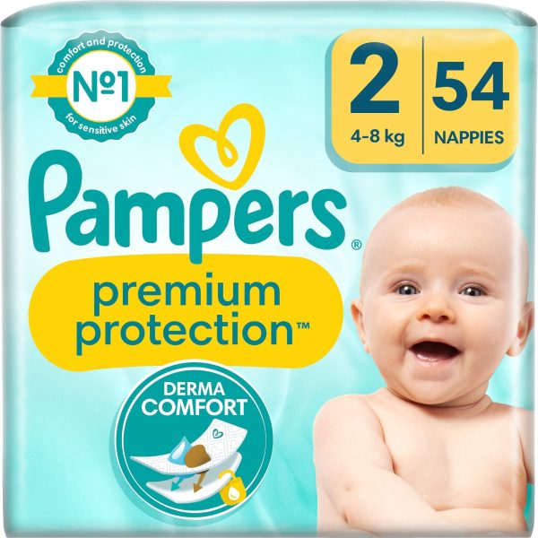 Pampers New Baby Blöjor Stl 2 4-8 kg 2x54-pack