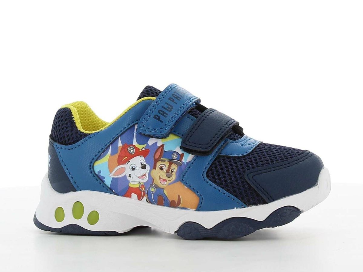Paw Patrol Blinkande Sneakers|Navy/Cobalt Blue
