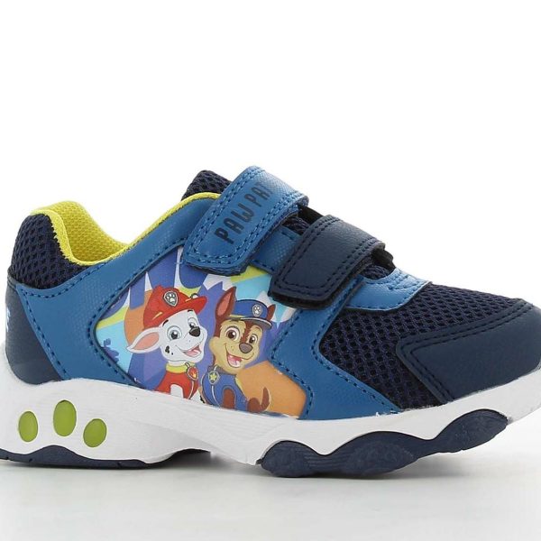 Paw Patrol Blinkande Sneakers|Navy/Cobalt Blue