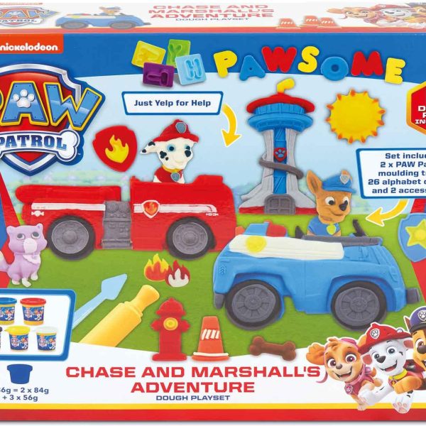 Paw Patrol Chase &  Marshall Pysselset Leravgjutning|