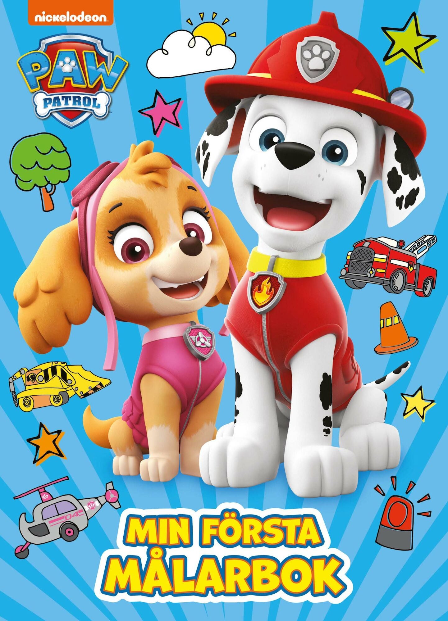 Paw Patrol Min Första Målarbok