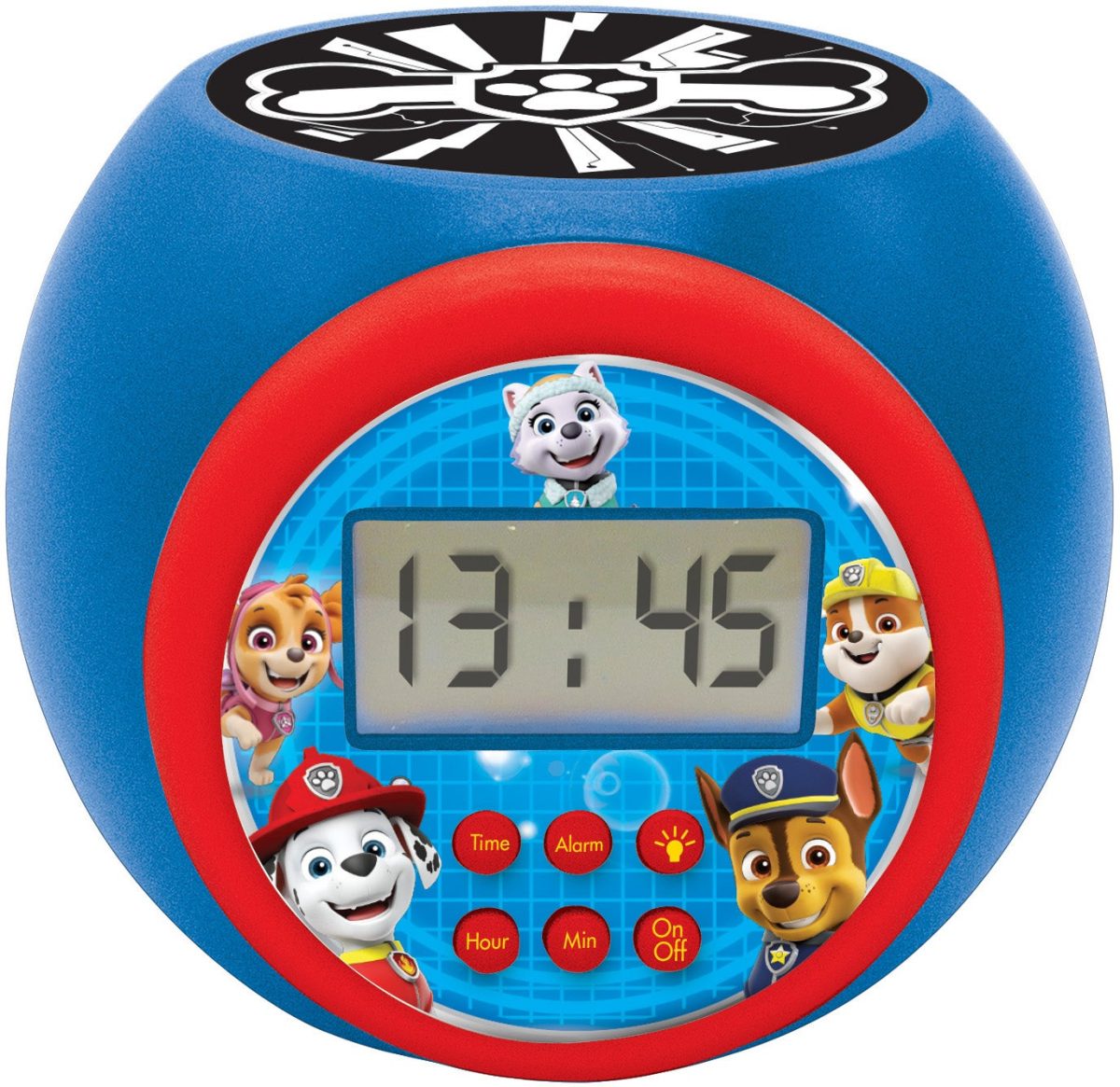 Paw Patrol Projector Alarm Clock Väckarklocka|