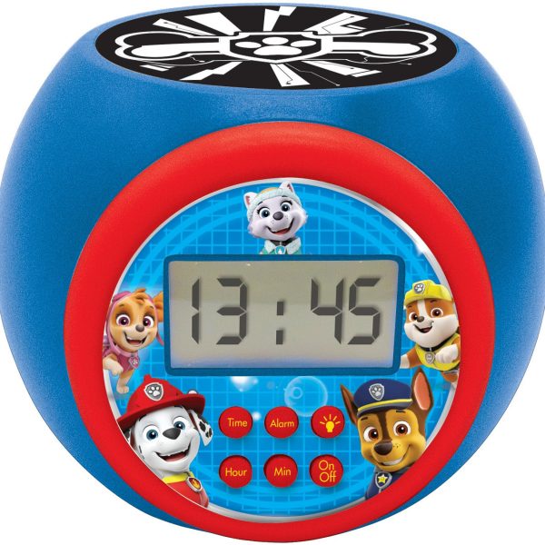 Paw Patrol Projector Alarm Clock Väckarklocka|