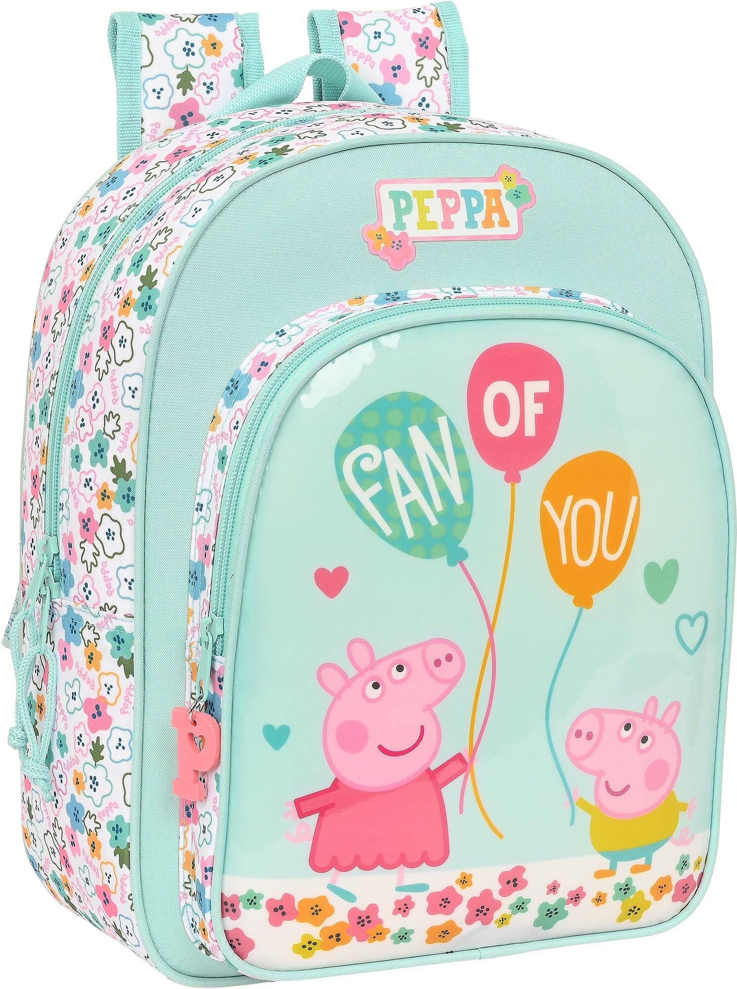 Peppa gris Cosy Corner Väska 10L|Ljusblå/Flerfärgat