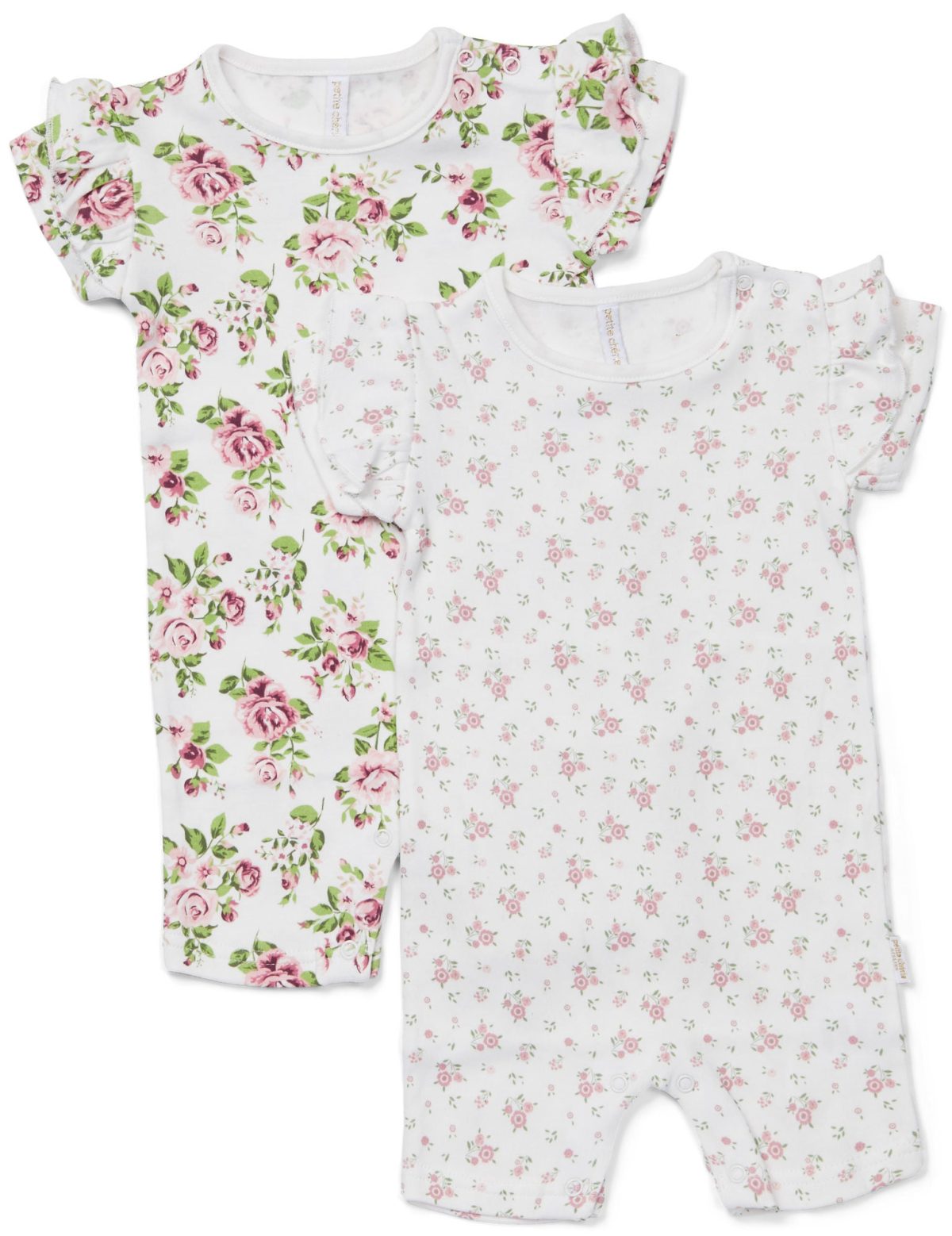 Petite Chérie Atelier Ada Jumpsuit 2-Pack|White/Flowers 56