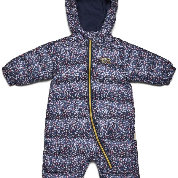 Petite Chérie Atelier Elise Babyoverall|Navy Flower