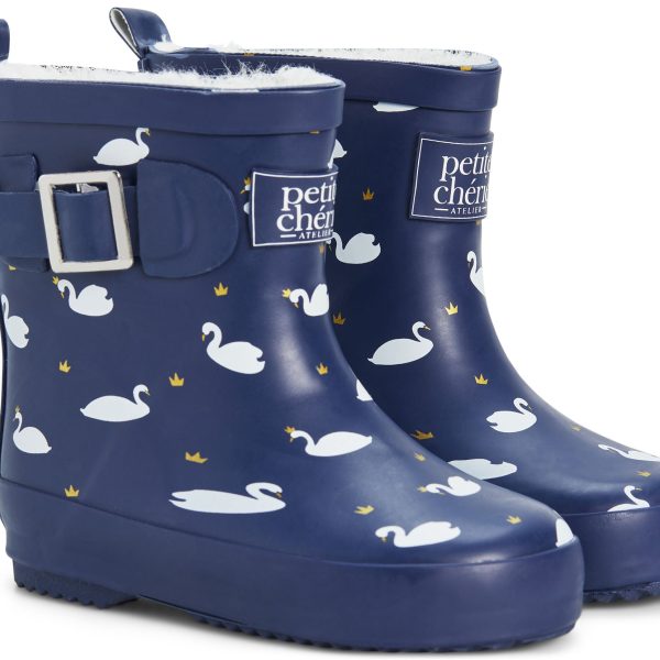 Petite Chérie Atelier Ella Winter Gummistövlar|Swans Evening Blue