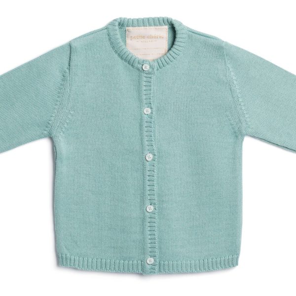 Petite Chérie Atelier Margit Cardigan Ull|Dusty Green 74