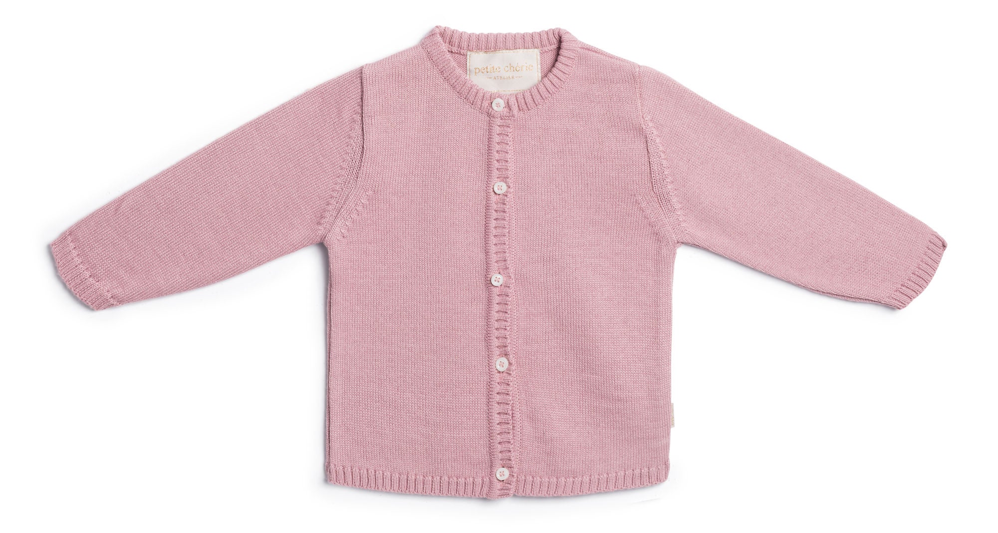 Petite Chérie Atelier Margit Cardigan Ull|Dusty Pink 74