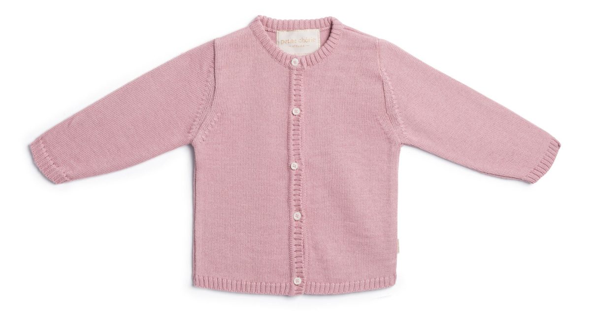 Petite Chérie Atelier Margit Cardigan Ull|Dusty Pink 86