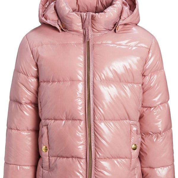 Petite Chérie Atelier Paris Puffjacka|Shiny Pink