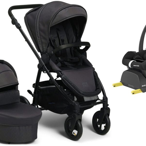 Petite Chérie Heritage 2 Duovagn Inkl. Maxi-Cosi CabrioFix Babyskydd &  Bas