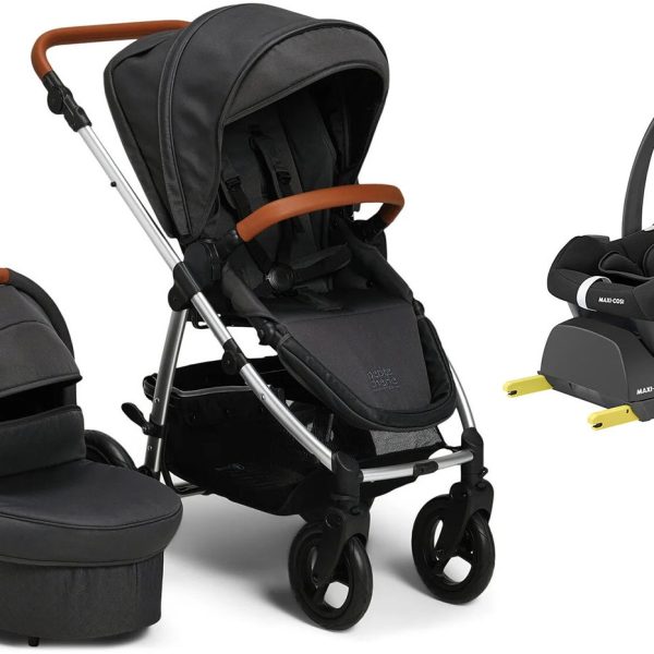 Petite Chérie Heritage 2 Duovagn Inkl. Maxi-Cosi CabrioFix Babyskydd &  Bas