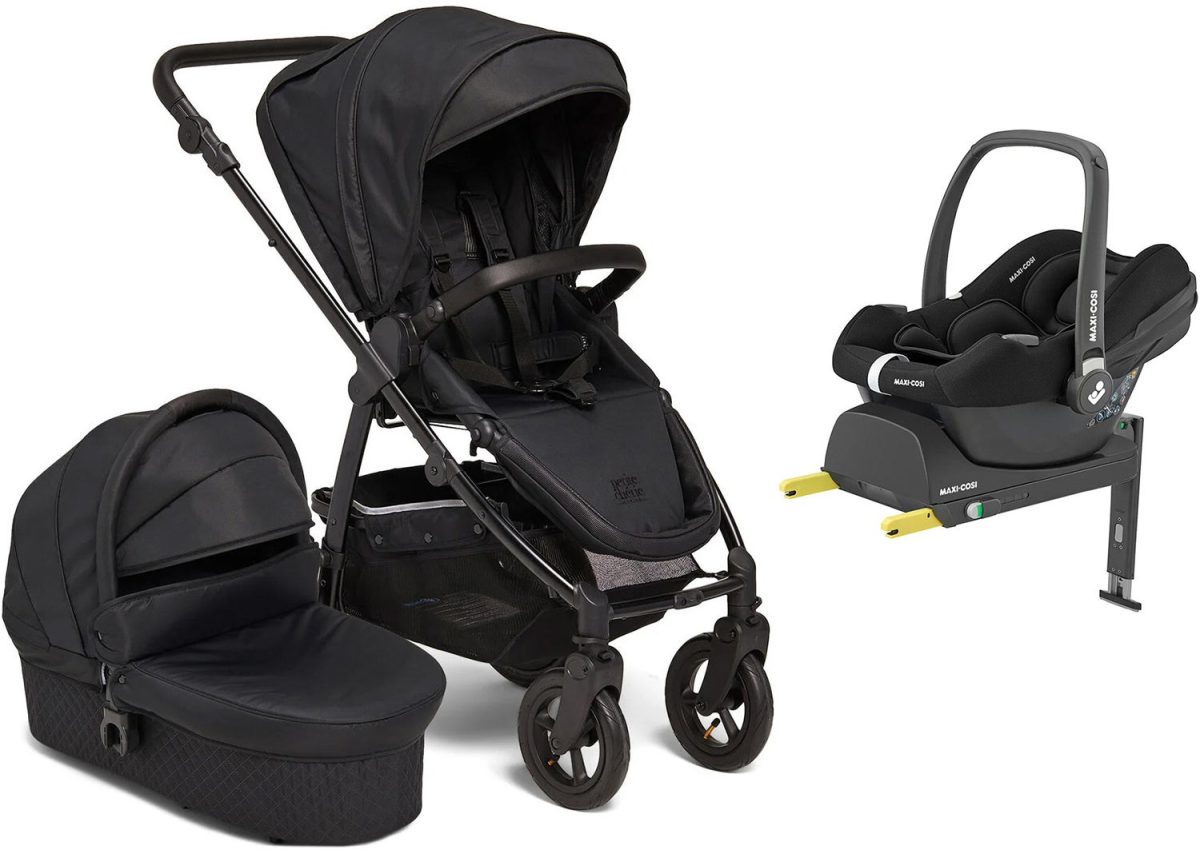 Petite Chérie Heritage 2 Duovagn Inkl. Maxi-Cosi CabrioFix Babyskydd &  Bas