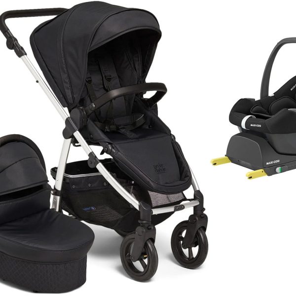 Petite Chérie Heritage 2 Duovagn Inkl. Maxi-Cosi CabrioFix Babyskydd &  Bas
