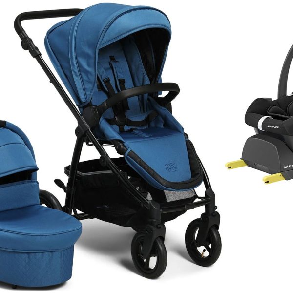 Petite Chérie Heritage 2 Duovagn Inkl. Maxi-Cosi CabrioFix Babyskydd &  Bas