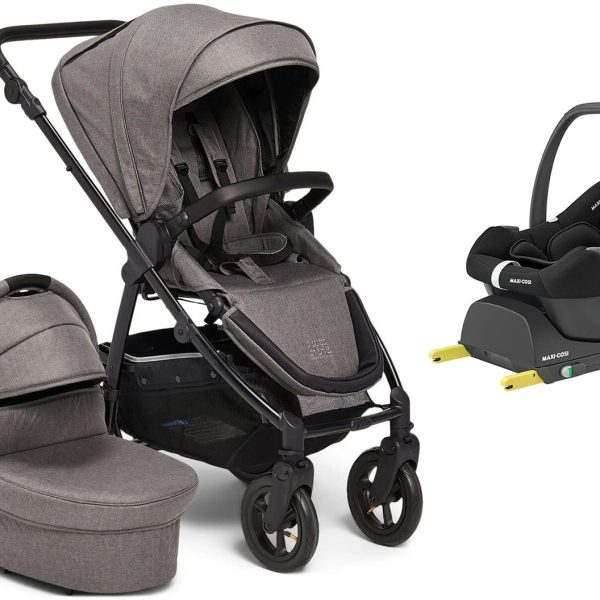 Petite Chérie Heritage 2 Duovagn Inkl. Maxi-Cosi CabrioFix Babyskydd &  Bas