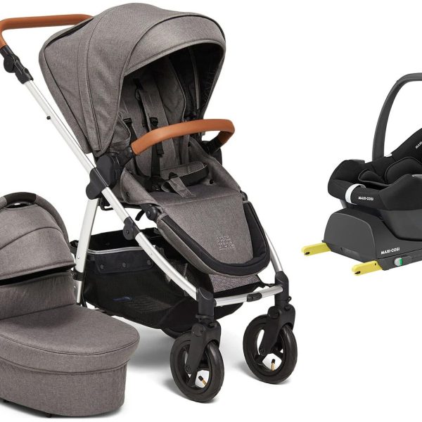 Petite Chérie Heritage 2 Duovagn Inkl. Maxi-Cosi CabrioFix Babyskydd &  Bas