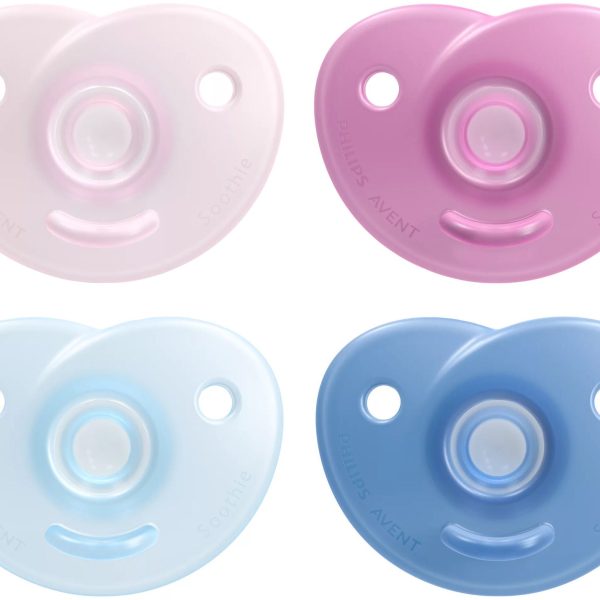 Philips Avent Soothie Napp 0-6 månader|Rosa/Blå