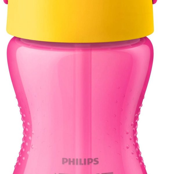 Philips Avent Sugrörsmugg 300ml|Rosa