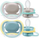 Philips Avent Ultra Air Deco Napp 2-Pack 18+m|Grå/Blå