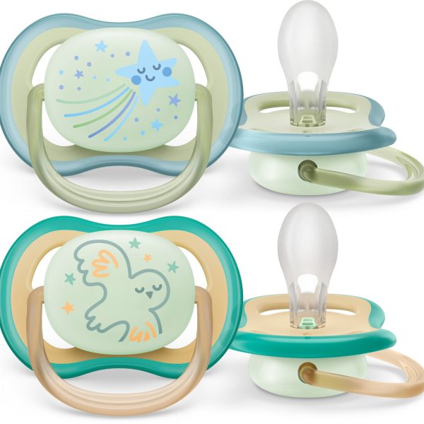 Philips Avent Ultra Air Night Nappar 2-Pack 0-6m|Grön/Blå