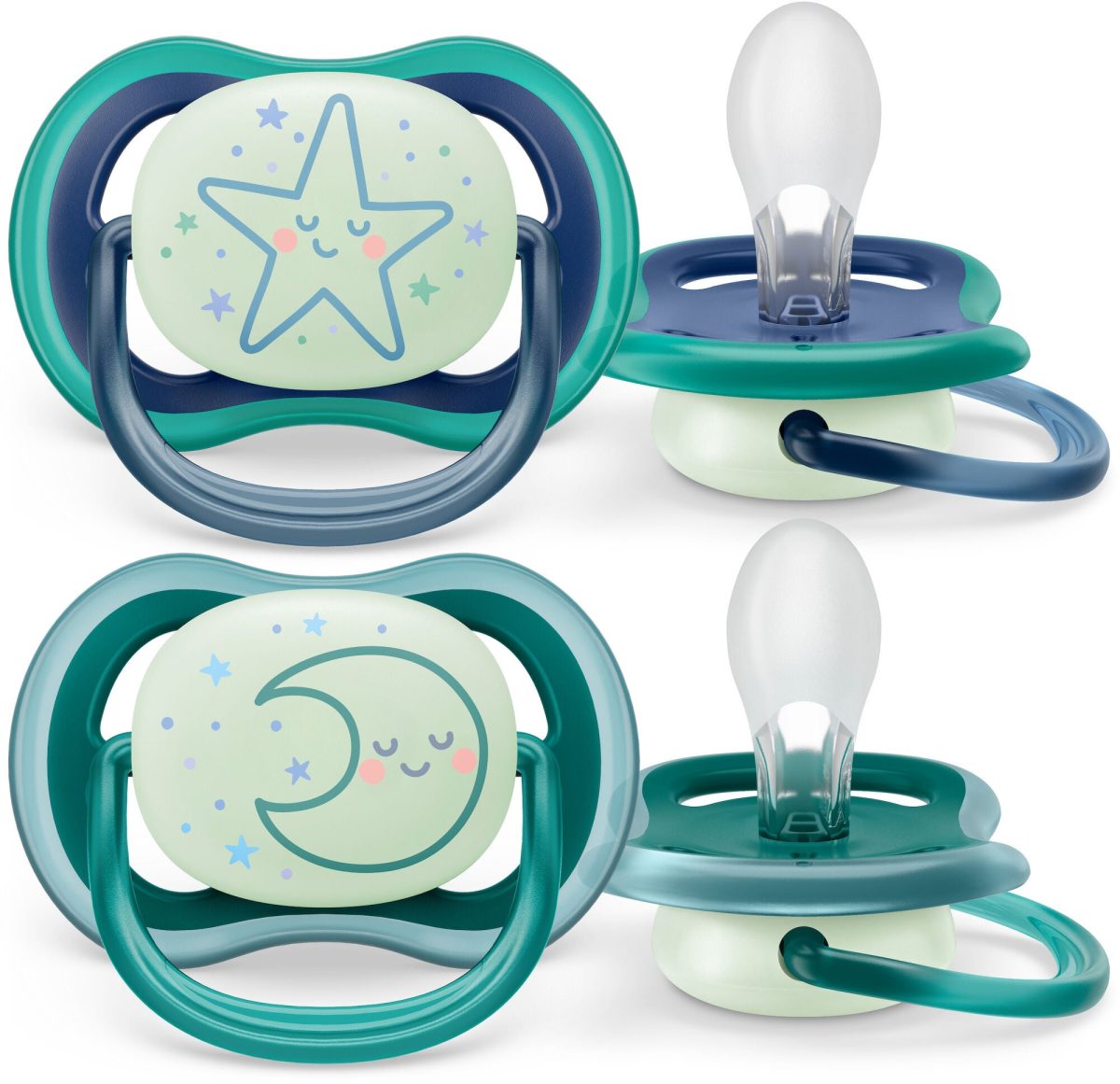 Philips Avent Ultra Air Night Nappar 2-Pack 6-18m|Grön/Blå