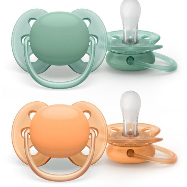 Philips Avent Ultra Soft Napp 0-6 m 4-pack|Neutral