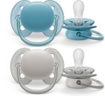 Philips Avent Ultra Soft Napp 6-18m 2-Pack|Blå/Vit