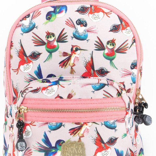 Pick &  Pack Birds Ryggsäck 7L|Soft Pink