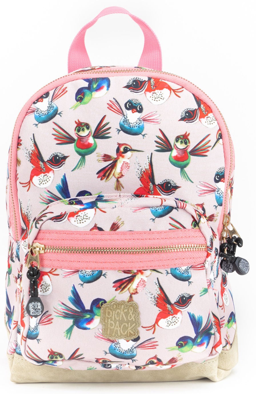 Pick &  Pack Birds Ryggsäck 7L|Soft Pink