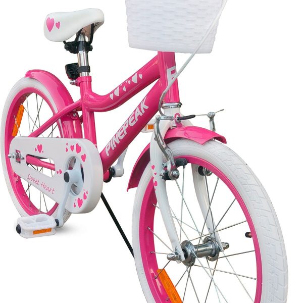 Pinepeak Heart Cykel 18 tum|Rosa