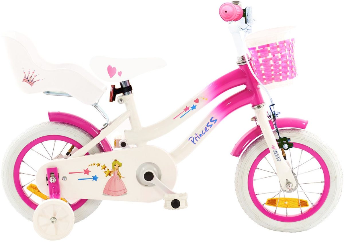 Pinepeak Prinsessa Barncykel 12 tum|Rosa