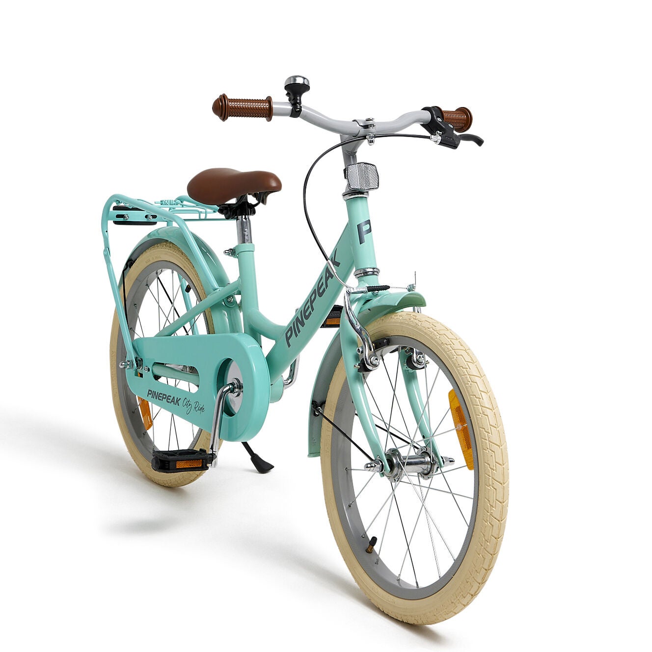 Pinepeak Retro City Cykel 18 Tum|Turkos