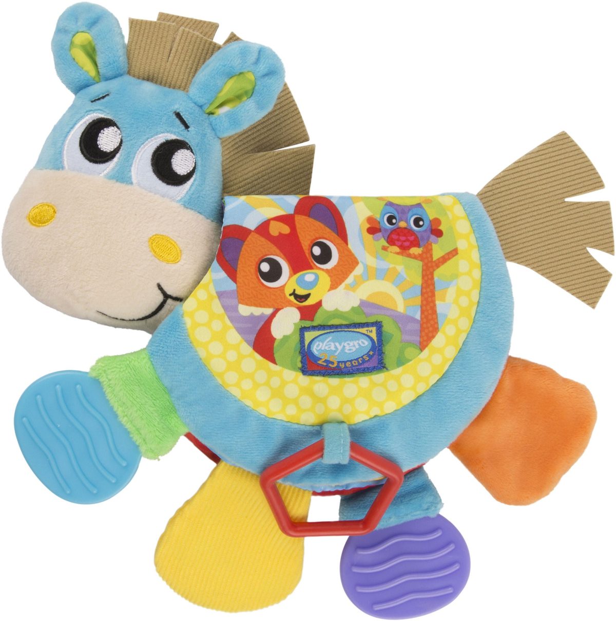 PlayGro Musical Clip Clop Teether Book B