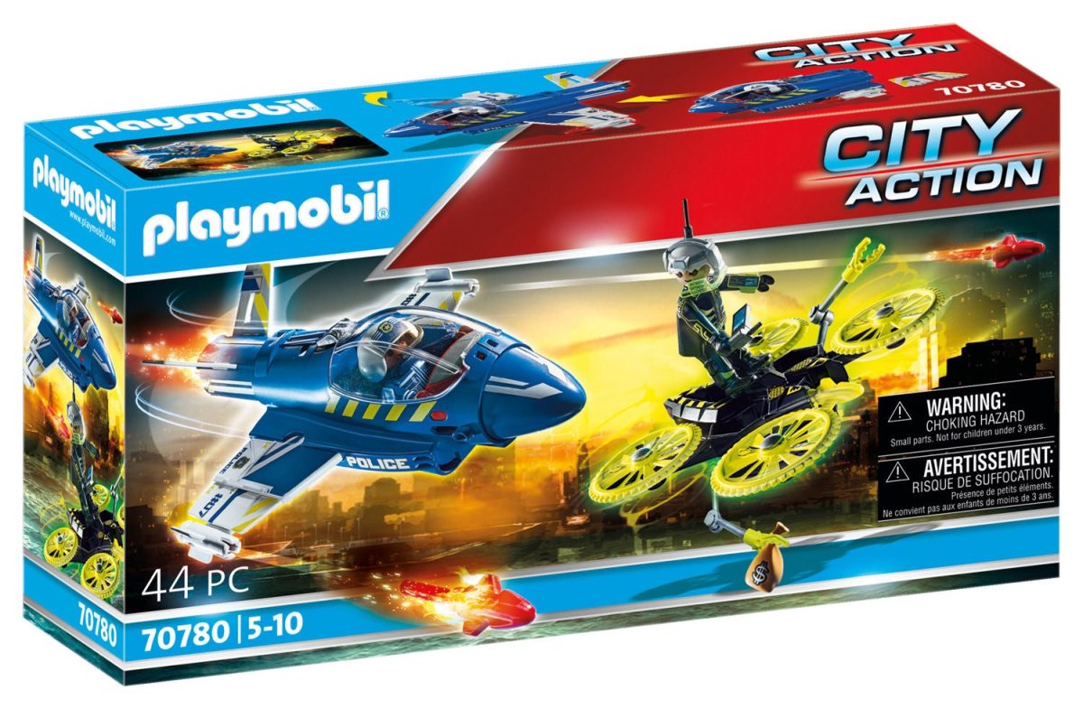 Playmobil 70780 City Action Polisjet med Drönare|