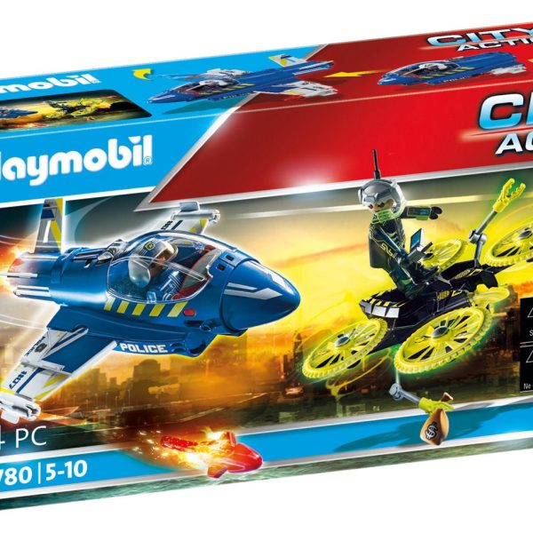 Playmobil 70780 City Action Polisjet med Drönare|