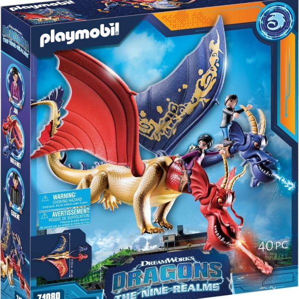 Playmobil 71080 Lekset Drakryttarna: De Nio Rikena Wu &  Wei med Jun|