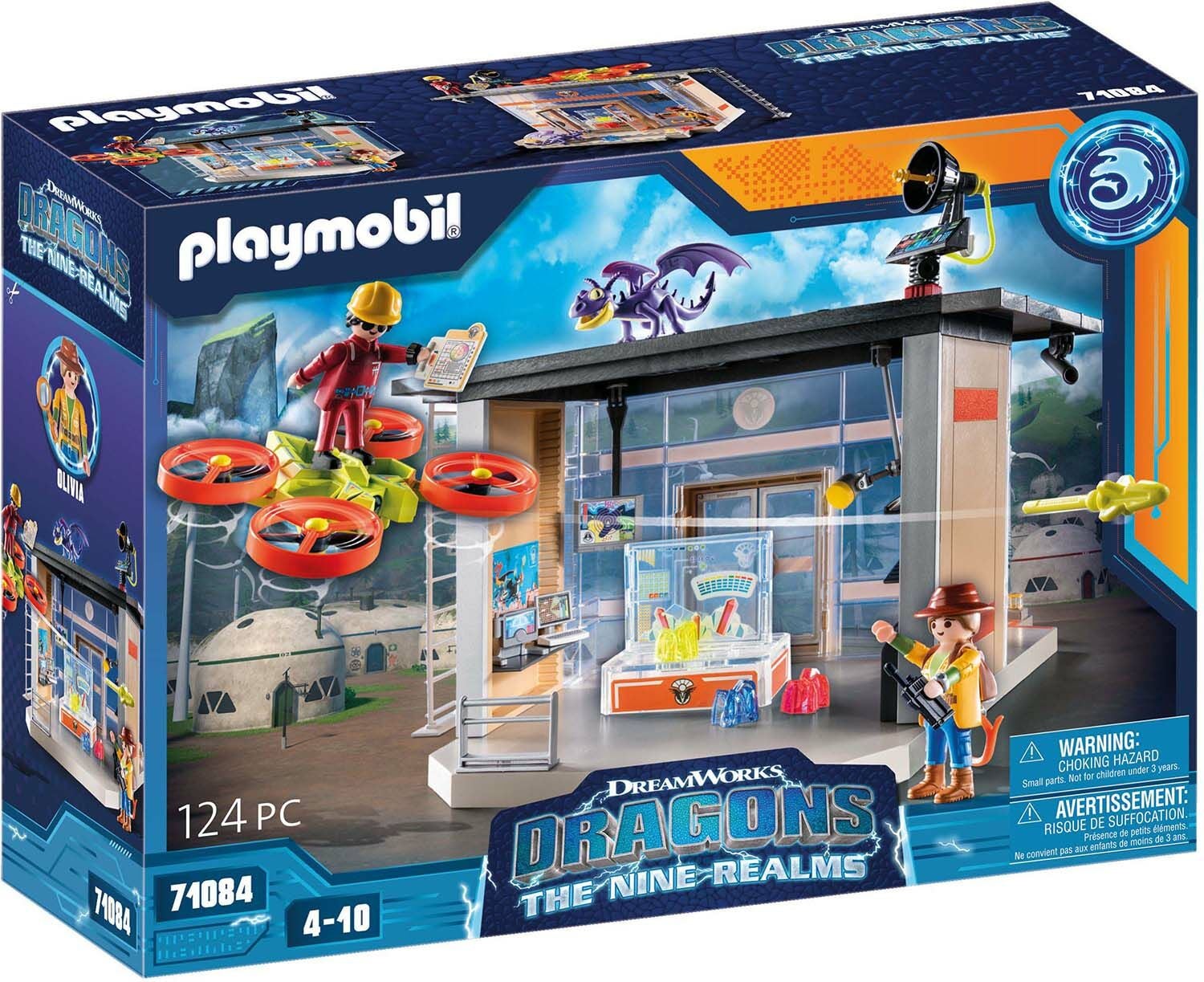 Playmobil 71084 Lekset Drakryttarna: De Nio Rikena Icaris Lab|