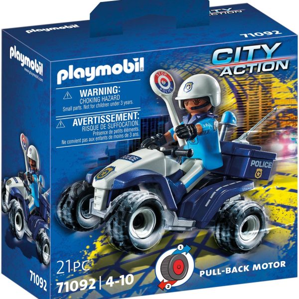 Playmobil 71092 City Action Polisfyrhjuling|