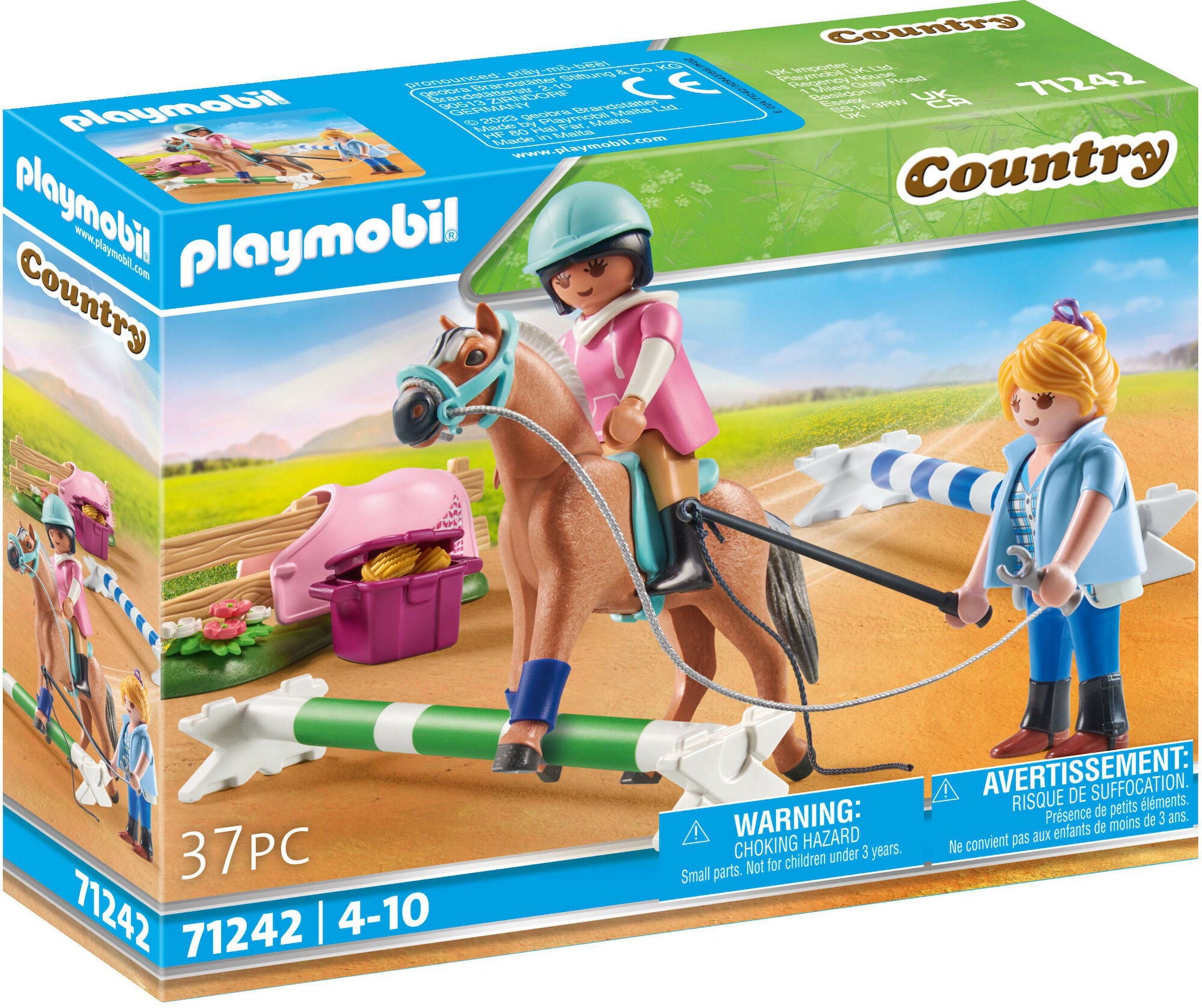 Playmobil 71242 Country Ridlektioner Byggsats|