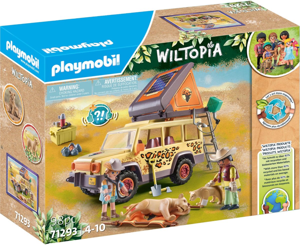 Playmobil 71293 Wiltopia Byggsats Terrängfordon med Lejon|