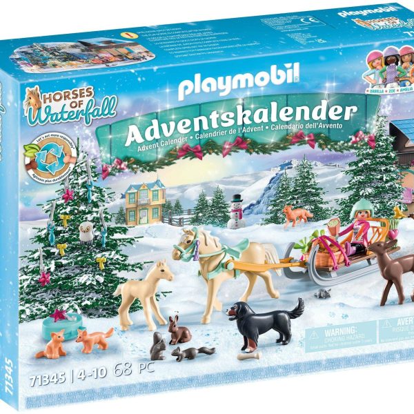 Playmobil 71345 Horses of Waterfall Adventskalender Slädfärd i Juletid 2023|