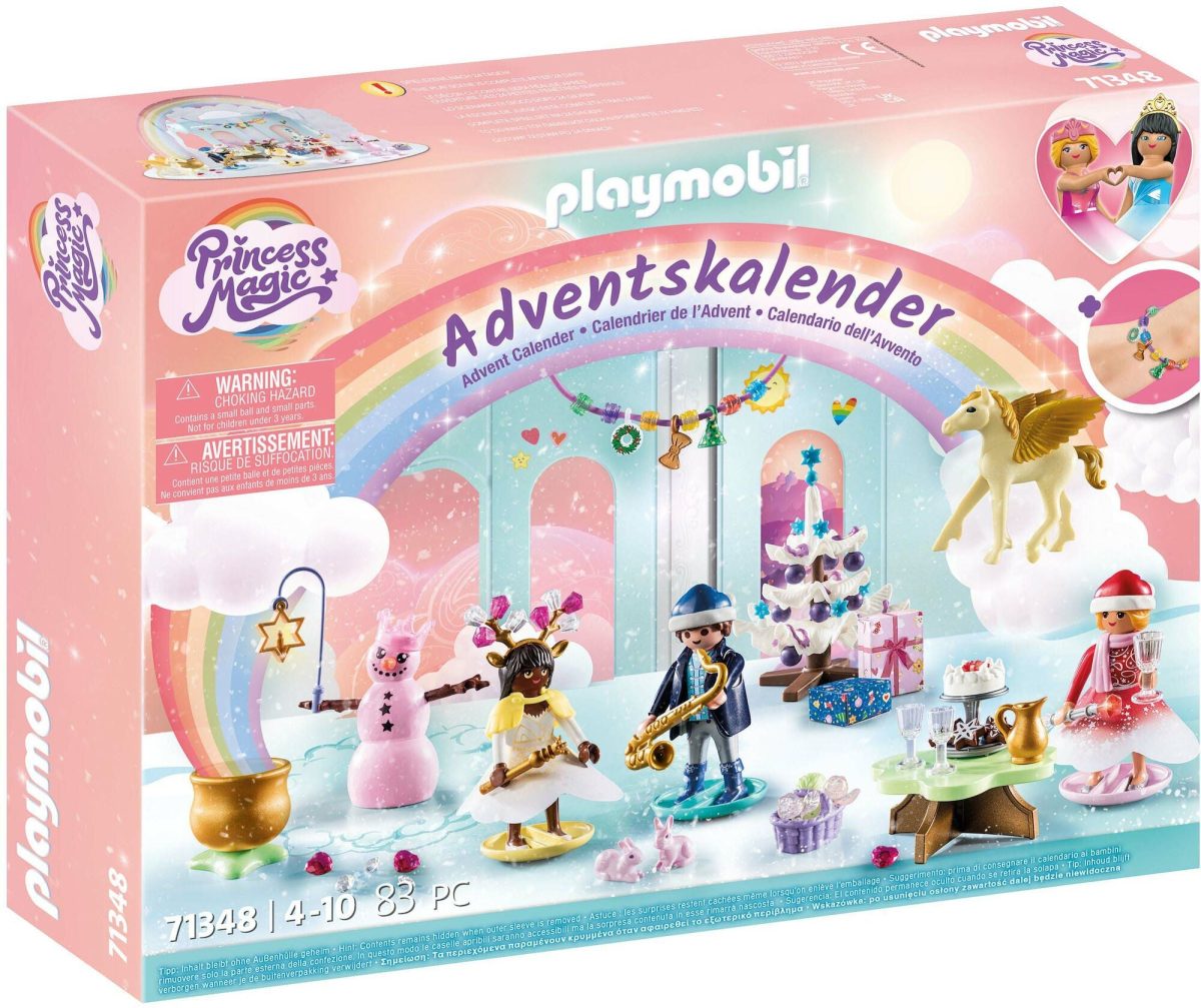 Playmobil 71348 Princess Magic Adventskalender Julafton Under Regnbågen 2023|