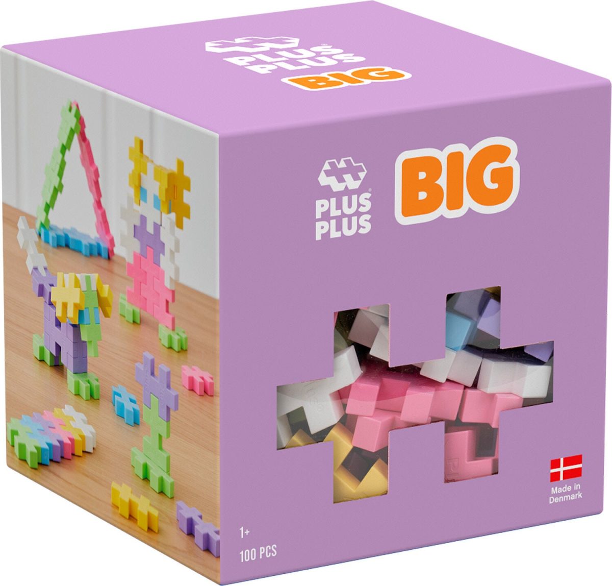 Plus Plus BIG Pastel mix 100 Delar|