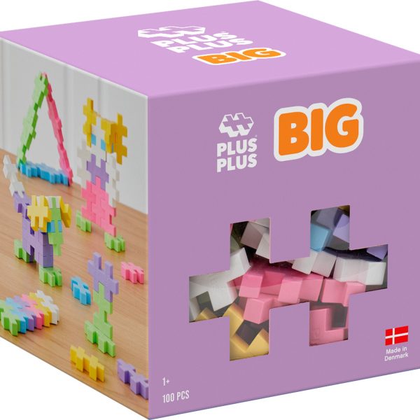 Plus Plus BIG Pastel mix 100 Delar|