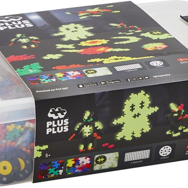 Plus-Plus Build and Glow 3D Förvaringsbox 2000 Bitar|