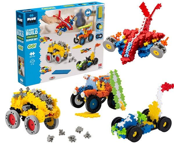 Plus-Plus Learn To Build Vehicles Super Set|